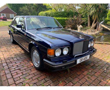 Resplendent in Peacock Blue, a meticulously maintained Bentley Brooklands recently featuring as Royal transport in the hugely