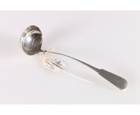 Scottish Provincial silver toddy ladle by Robert Naughten, Inverness, circa 1820, 32g. 