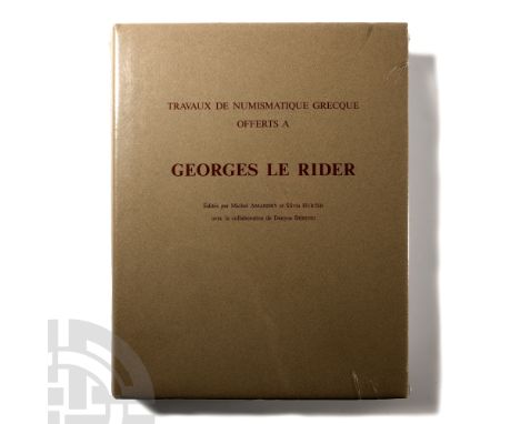 1999 A.D.. Amandry, M. &amp; Hurter, S. (eds), - Travaux de Numismatique Grecque Offerts à Georges Le Rider - hardback with d