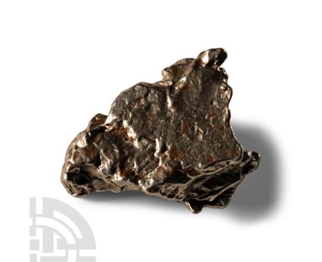 Fell 6000-5000 years B.P.. An iron Campo Del Cielo (IAB) meteorite. See Graham, Bevan and Hutchison ed., Catalogue of Meteori