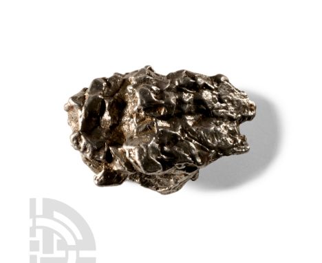 Fell 6000-5000 years B.P.. An iron Campo Del Cielo (IAB) meteorite. See Graham, Bevan and Hutchison ed., Catalogue of Meteori