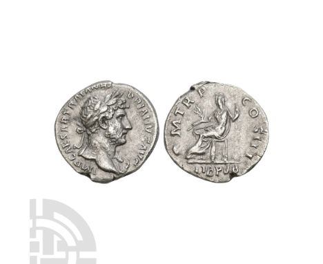 123 A.D.. Rome mint. Obv: IMP CAESAR TRAIAN HADRIANVS AVG legend with laureate bust right. Rev: P M TR P COS III legend with 