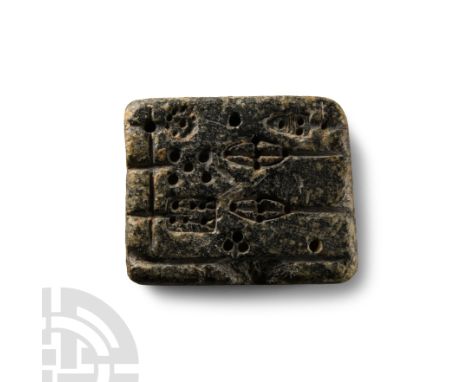 Bronze Age, 13th-11th century B.C. Of square shape, used for making various jewellery elements: small circles, ear-drop penda
