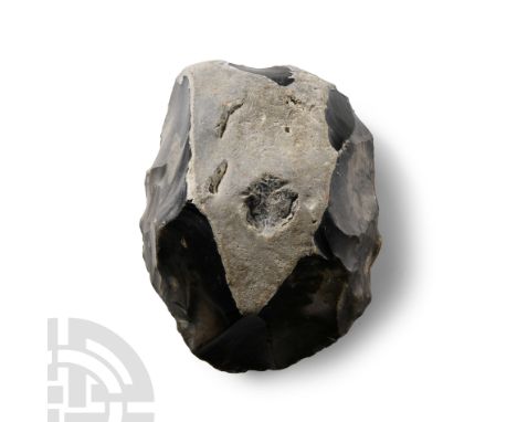 Lower Palaeolithic Period, circa 600,000-150,000 B.P.. A serious collector's piece from the site of the oldest known stone to