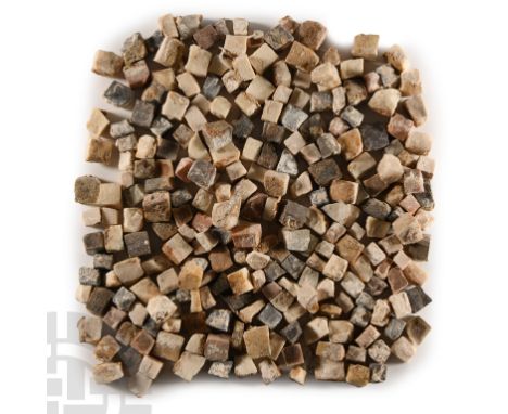 1st-4th century A.D.. A mixed group of two hundred and fifty single stone tesserae of various colours and sizes.  492 grams t