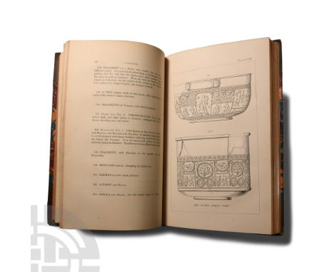 1854 A.D.. Charles Roach Smith - Catalogue of the Museum of London Antiquities - London, 1854 - hardback, half-calf binding o
