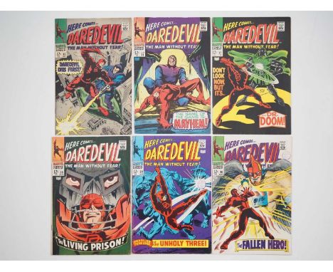 DAREDEVIL #35, 36, 37, 38, 39, 40 (6 in Lot) - (1967/1968 - MARVEL) Includes the classic battle with Dr. Doom + first appeara