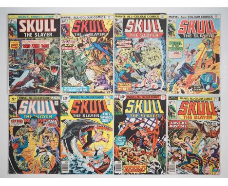 SKULL THE SLAYER #1, 2, 3, 4, 5, 6, 7, 8 - (8 in Lot) - (1975/1976 - MARVEL - US &amp; UK Price Variants) - Full complete run