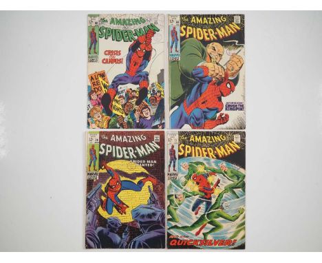 AMAZING SPIDER-MAN #68, 69, 70 &amp; 71 - (4 in Lot) - (1969 - MARVEL) - Includes the introduction of the Tablet of Life and 