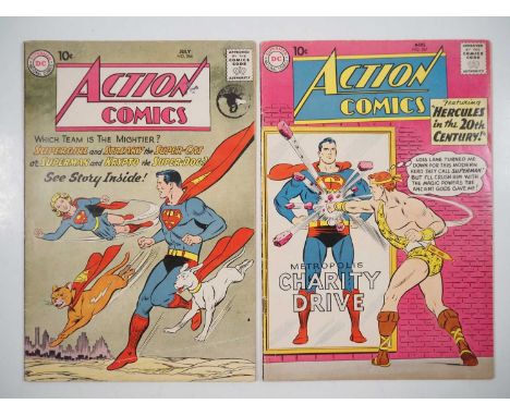ACTION COMICS #266 &amp; 267 (2 in Lot) - (1960 - DC) Includes the third appearance of the Legion of Super-Heroes, the first 