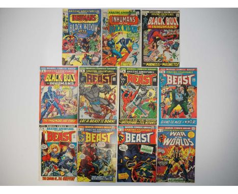 AMAZING ADVENTURES #6, 8, 9, 10, 11, 13, 14, 15, 16, 17, 18 (11 in Lot) - (1971/1973 - MARVEL - US &amp; UK Price Variant) - 