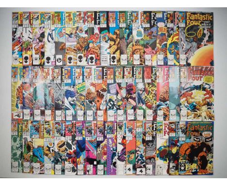FANTASTIC FOUR #301 to 350 (50 in Lot) - (1987/1991 - MARVEL) - Unbroken 50 issue run including the first cameo appearance of
