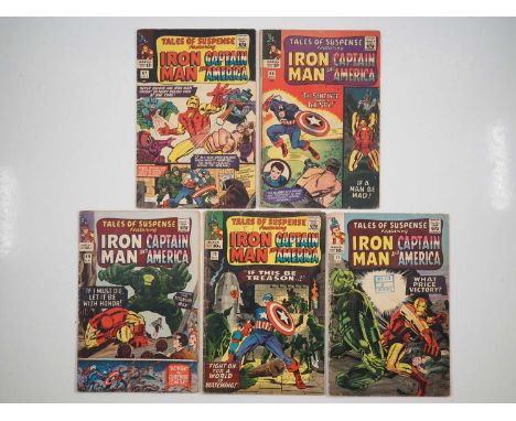 TALES OF SUSPENSE #67, 68, 69, 70, 71 (5 in Lot) - (1965 - MARVEL) Includes the first appearance of Titanium Man - Flat/Unfol