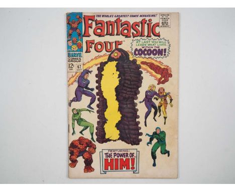 FANTASTIC FOUR #67 - (1967 - MARVEL) - Origin and brief first appearance of Him (Adam Warlock) - Jack Kirby cover and interio