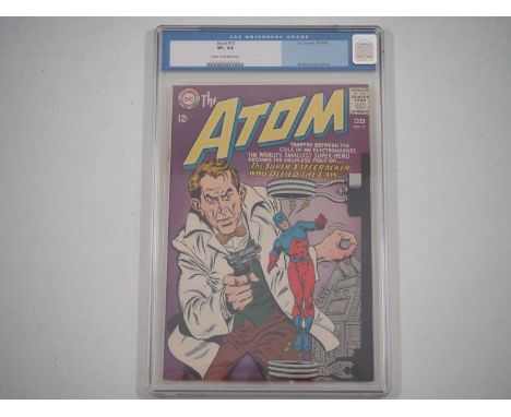 ATOM #15 (1964 - DC) - GRADED 8.5 (VF+) by CGC - 'The Super-Safecracker who defied the Law' - Gil Kane cover and art - Flat/U