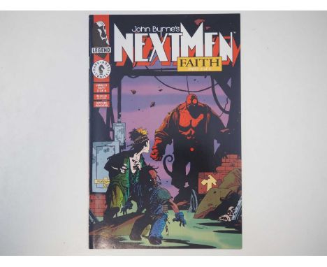 NEXT MEN # 21 - (1993 - DARK HORSE) - First Print - Second appearance of Hellboy (his first in full colour) - Mike Mignola co