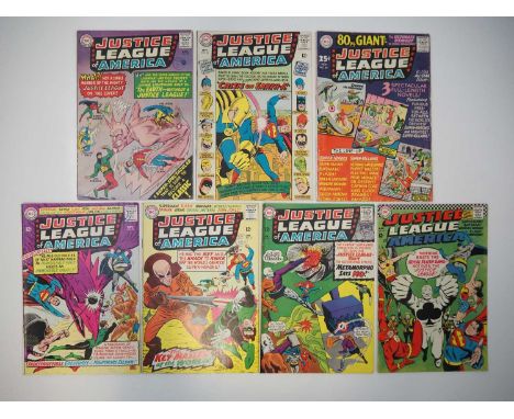JUSTICE LEAGUE OF AMERICA #37, 38, 39, 40, 41, 42, 43 (7 in Lot) - (1965/1966 - DC) Includes the first appearance of Mr. Terr