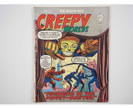 CREEPY WORLDS #38 (ALAN CLASS ) - Reprints the first appearance of the Puppet-Master from Fantastic Four #8 - Flat/Unfolded -
