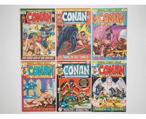 CONAN THE BARBARIAN #17, 18, 19, 20, 21, 22 - (6 in Lot) - (1972/1973 - MARVEL - UK Price Variant) - Includes the first repri
