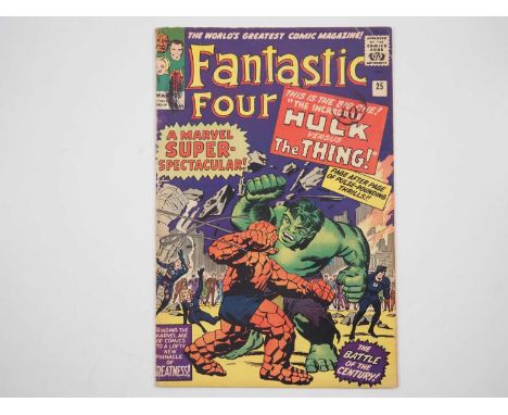 FANTASTIC FOUR #25 (1964 - MARVEL) - Includes the second appearance of Captain America in the Silver Age + first solo battle 