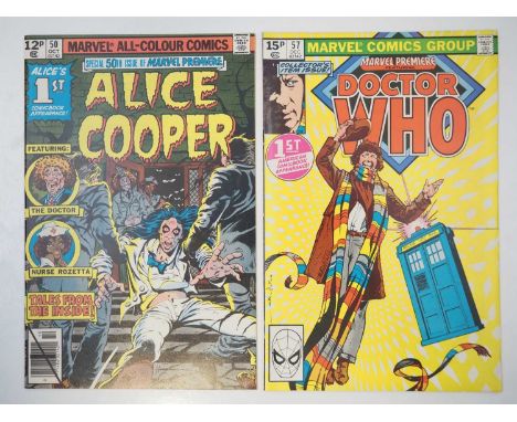 MARVEL PREMIERE #50 &amp; 57 (2 in Lot) - (1979/1980 - MARVEL - UK Price Variant) - First comic book appearance by Alice Coop