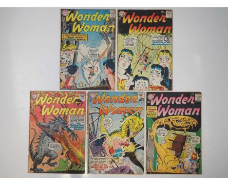 WONDER WOMAN #140, 142, 143, 146, 151 (5 in Lot) - (1963/1965 - DC) - Includes the first solo story of Wonder Woman as Wonder