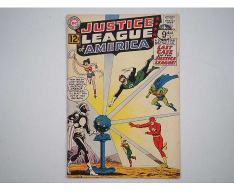 JUSTICE LEAGUE OF AMERICA #12 - (1962 - DC) - Includes the first appearance and origin of Dr. Arthur Light - Cover art by Mik