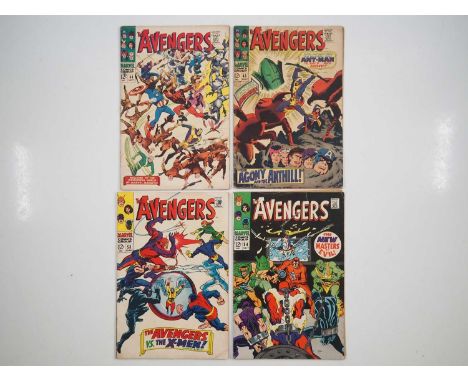AVENGERS #44, 46, 53, 54 (4 in Lot) - (1967/1968 - MARVEL) - Includes the partial origin of the Black Widow, the first appear
