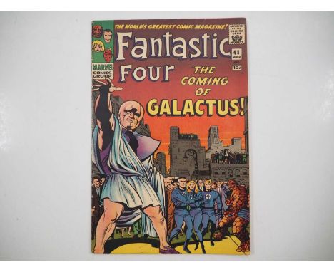FANTASTIC FOUR #48 (1966 - MARVEL - UK Price Variant) - KEY ISSUE + First appearance of the Silver Surfer + Galactus (cameo i