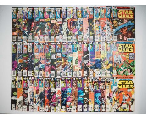 STAR WARS - An unbroken run from #1 to 56 + ANNUAL #1 (57 in Lot) - (1977/1982) - Includes the first comic book appearance of