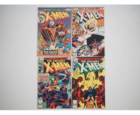 UNCANNY X-MEN #92, 131, 133, 134 (4 in Lot) - (1975/1980 - MARVEL - UK Price Variant) - Jean Grey becomes the Black Queen of 