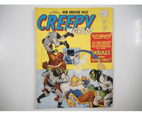 CREEPY WORLDS #33 (1964 - ALAN CLASS) - Reprints the first appearance of The Skrulls from Fantastic Four #2 + back-up stories