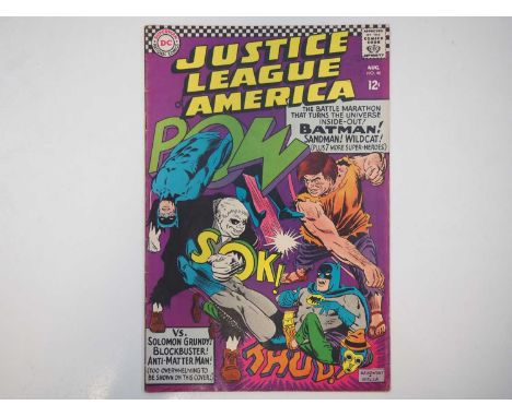 JUSTICE LEAGUE OF AMERICA #46 (1966 - DC) - Includes the first appearance of the Sandman, Wesley Dodds in the Silver Age + Fi