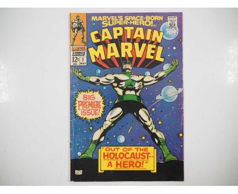 CAPTAIN MARVEL #1 - (1968 - MARVEL - UK Cover Price) - First appearance of Captain Marvel in own title in a story continued f