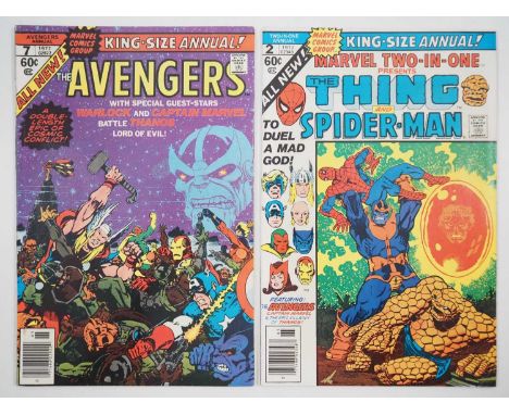 AVENGERS KING-SIZE ANNUAL #7 &amp; MARVEL TWO-IN-ONE KING-SIZE ANNUAL #2 (2 in Lot) - (1977 - MARVEL) - Includes Complete Tha