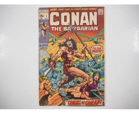 CONAN THE BARBARIAN #1 - (1970 - MARVEL) - First comic book appearance and Origin of Conan + First comic book appearance (cam