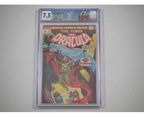 TOMB OF DRACULA #12 (1973 - MARVEL - UK Price Variant) - GRADED 7.5 (VFN-) by CGC - Second appearance of Blade - Frank Brunne