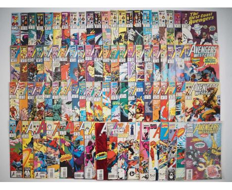 AVENGERS WEST COAST LOT (83 in Lot) - Includes WEST COAST AVENGERS #4 (4 issue limited series) + WEST COAST AVENGERS #21 to 4