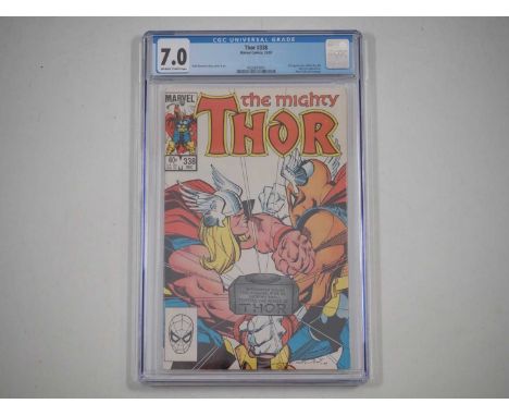 THOR #338 (1983 - MARVEL) - GRADED 7.0 (FN/VFN) by CGC - Second appearance and origin of Beta Ray Bill - Walt Simonson Cover 