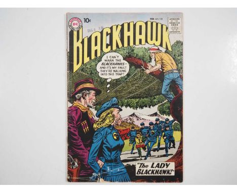 BLACKHAWK #133 - (1959 - DC) - First appearance of Lady Blackhawk - Flat/Unfolded - a photographic condition report is availa