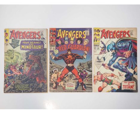 AVENGERS #17, 43, 50 (3 in Lot) - (1965/1968 - MARVEL) Includes the first appearance of the Red Guardian (now confirmed for t