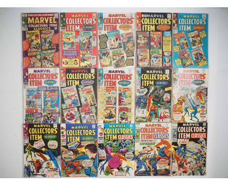 MARVEL COLLECTOR'S ITEM CLASSICS - #1, 3, 4, 5, 6, 7, 8, 9, 12, 13, 14, 16, 18, 19, 20 (15 in Lot) - (1965/1969 - MARVEL) Inc