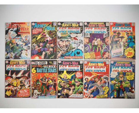 OUR ARMY AT WAR #154, 156, 158, 159, 161, 163, 164, 165, 166, 167 (10 in Lot) - (1965/1966 - DC) - Includes the first appeara