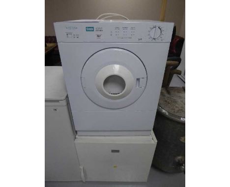 A Zanussi bench top freezer and a Creda Excel dryer 