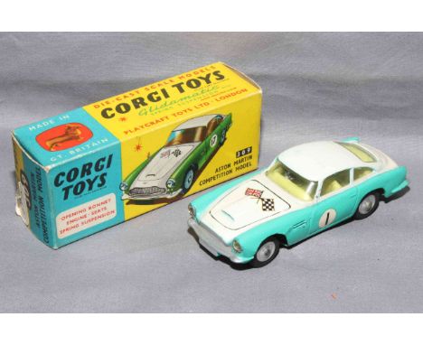 Corgi Toys 309 Aston Martin Competition Model.   Excellent in Excellent box.