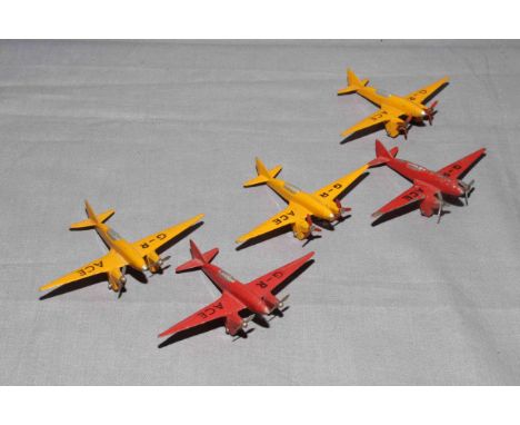 Five x Dinky 60g Comet Light Racer.  Good to Excellent unboxed.
