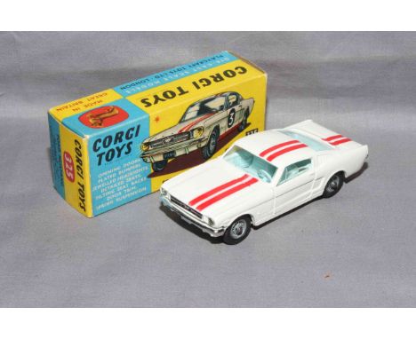 Corgi Toys 325 Ford Mustang Fastback Competition Model.  Near Mint in Excellent box.