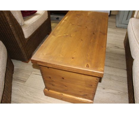 Pine blanket box/trunk very good condition.