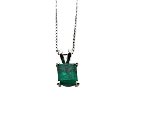 ***RE-OFFER February Jewellery and Antique Auction &pound;150-&pound;200***


18ct White Gold Rectangular Step Cut Emerald Pe