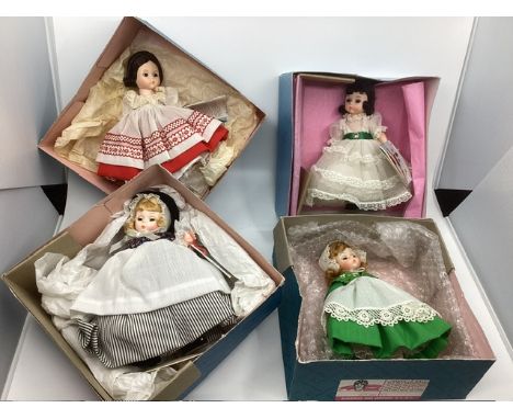 Vintage Madame Alexander vintage selection of dolls including Russia and Great Britain and Ireland etc boxed 8&rdquo; Alexand